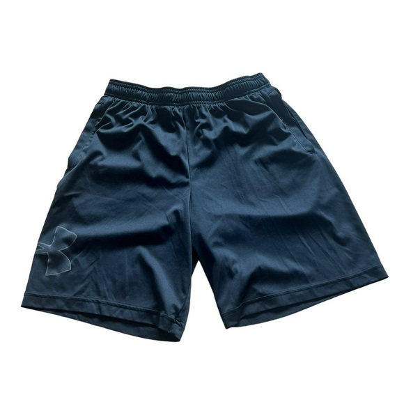Under Armour Gray Heat Gear Loose Fit Athletic Shorts - Picture 1 of 7